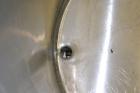 Used Cherry-Burrell Tank, 160 Gallon, 304 Stainless Steel, Vertical. 36’’ Diameter x 37’’ straight side. Open top with a 2 piece cover, sloped bottom. Provision for a clamp on agitator. 2’’ Tri-clamp...