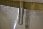 Used Cherry-Burrell Tank, 160 Gallon, 304 Stainless Steel, Vertical. 36’’ Diameter x 37’’ straight side. Open top with a 2 piece cover, sloped bottom. Provision for a clamp on agitator. 2’’ Tri-clamp...
