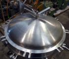Used Cherry Burrel Deaerator Pressure Tank, 75 Gallon, 316L Stainless Steel, Vertical. 24