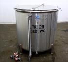 Used Cherry Burrel Tank, Approximately 300 Gallon, 304 Stainless Steel, Vertical. 48