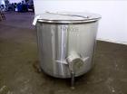 Used Cherry Burrel Tank, Approximately 300 Gallon, 304 Stainless Steel, Vertical. 48