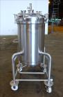 Used Cherry Burrell Portable Tank, 68.5 Gallon (250 liters), 316 Stainless Stee