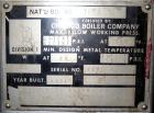 Used Chicago Boiler Company Pressure Tank, 50 Gallon, 304 Stainless Steel, Vertical. 24