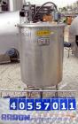 Used Coulter Tank, 75 gallon, 304 stainless steel, vertical. 26