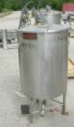 Used Coulter Tank, 75 gallon, 304 stainless steel, vertical. 26