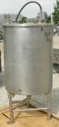 Used Coulter tank, 75 gallon, 304 stainless steel, vertical. 26