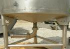 Used Coulter tank, 75 gallon, 304 stainless steel, vertical. 26