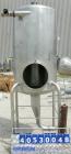 Used Creamery Package Tank, 250 gallon, 304 stainless steel, vertical. Approximately 36