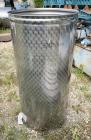 Used Stainless Steel Storage Tank - 600L Criveller, 28.5” Dia, 54” Height