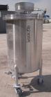 Used 50 Gallon Stainless Steel Custom Fabricators Pressure Tank