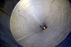 Used Custom Metalcraft Tank, 200 Gallon, 304 Stainless Steel, Vertical. 48' Diameter x 26