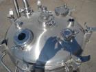 Used 80 Liter DCI receiver, 316L stainless steel construction, 24