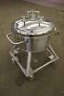Used- DCI Pressure Tank, 60 Liter (15.8 Gallon), 316 Stainless Steel, Vertical.