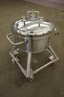 Used DCI Pressure Tank, 60 Liter (15.8 Gallon), 316 Stainless Steel, Vertical.