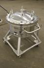 Used DCI Pressure Tank, 60 Liter (15.8 Gallon), 316 Stainless Steel, Vertical.