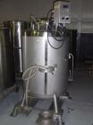 Used DCI Pressure Tank, 200 Gallon, 316 Stainless Steel, Vertical. 35-3/4'' diameter x 42'' straight side, dished top and bottom. Internal 150 grit rated 30 psi and FV at 300 deg F and -20 deg F at 3...
