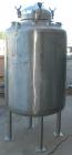 Used DCI WFI Storage Pressure Tank, 200 Gallon, 316L Stainless Steel, Vertical. 35-3/4’’ Diameter x 42
