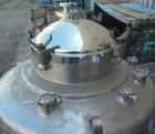 Used DCI WFI Storage Pressure Tank, 200 Gallon, 316L Stainless Steel, Vertical. 35-3/4’’ Diameter x 42