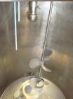 Used-DCI 200 Gallon stainless steel, hot water jacketed, process tank with Lightnin mixer.