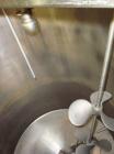 Used-DCI 200 Gallon stainless steel, hot water jacketed, process tank with Lightnin mixer.