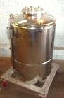 Used DCI Pressure Tank, 300 Liter (79 Gallon), 316L stainless steel, vertical. 29-3/4