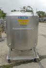 Used DCI Pressure Tank, 211 Gallon, 316 Stainless Steel, Vertical. 43 1/4