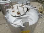Used DCI Pressure Tank, 211 Gallon, 316 Stainless Steel, Vertical. 43 1/4