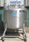 Used DCI Pressure Tank, 184 Gallon, 316L stainless steel, vertical. 41-3/4