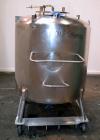Used DCI Pressure Tank, 211.34 Gallon, 316 Stainless Steel, Vertical. 43-1/4’’ Diameter x 37’’ straight side, dished top and bottom. Internal rated 50 psi at 300 degrees F. Openings: top 16’’ manway ...