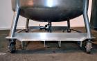 Used DCI Pressure Tank, 211.34 Gallon, 316 Stainless Steel, Vertical. 43-1/4’’ Diameter x 37’’ straight side, dished top and bottom. Internal rated 50 psi at 300 degrees F. Openings: top 16’’ manway ...
