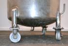 Used DCI Pressure Tank, 150 Gallon, 316L Stainless Steel, Vertical. 30’’ Diameter x 44’’ straight side, dished top and bottom. Internal rated 25 psi at 200 degrees F. Openings: top 12’’ manway with c...
