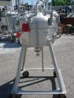 Used 80 Liter DCI receiver, 316L stainless steel construction, 24