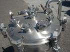 Used 80 Liter DCI receiver, 316L stainless steel construction, 24