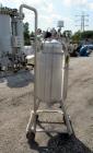 Used DCI receiver,100 liter, 316 stainless steel construction, approximately 18