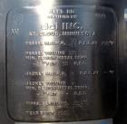 Used DCI Receiver, 300 Liter (79.2 Gallon). 316 Stainless steel construction, approximately 30