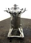 Used DCI Pressure Tank, 50 Liter (13.21 Gallon), 316L Stainless Steel, Vertical. Approximate 13” diameter x 21” straight side. Dished clamp on top, dished bottom. Internal rated 100/-15 psi at -20 to...