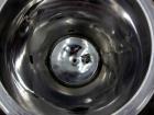 Used DCI Pressure Tank, 50 Liter (13.21 Gallon), 316L Stainless Steel, Vertical. Approximate 13” diameter x 21” straight side. Dished clamp on top, dished bottom. Internal rated 100/-15 psi at -20 to...