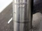 Used DCI Pressure Tank, 50 Liter (13.21 Gallon), 316L Stainless Steel, Vertical. Approximate 13” diameter x 21” straight side. Dished clamp on top, dished bottom. Internal rated 100/-15 psi at -20 to...