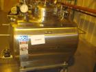 Used DCI Inc Horizontal Stainless Steel Pressure Vessel, 132 gallon (500 L) rated 30 psi @350 F, Built 1996, S# 96PH54385B, NB# 3546