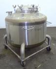 Used DCI Pressure Tank, 158.5 Gallon (600 Liter), 316 Stainless Steel, Vertical. 41-3/4
