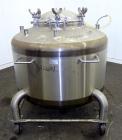 Used DCI Pressure Tank, 158.5 Gallon (600 Liter), 316 Stainless Steel, Vertical. 41-3/4