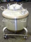 Used DCI Pressure Tank, 158.5 Gallon (600 Liter), 316 Stainless Steel, Vertical. 41-3/4