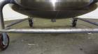 Used DCI Pressure Tank, 158.5 Gallon (600 Liter), 316 Stainless Steel, Vertical. 41-3/4