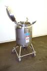 Used- DCI Pressure Tank, 50 Gallon, 316L Stainless Steel, Vertical.