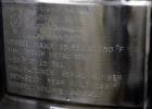 Used DCI Pressure Tank, 50 Gallon, 316L Stainless Steel, Vertical.