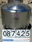 USED: DCI tank, 100 gallon, 316 stainless steel, vertical. 38