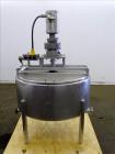 Used Damrow Surge Tank, Approximate 80 Gallon, 316 Stainless Steel, Vertical.