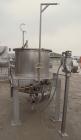 Used Stainless Products Pre-Mix Tank, 120 gallon, 316 stainless steel, vertical. 32