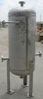 Used Doyle and Roth pressure tank, 100 gallon, 316L stainless steel, vertical.  24