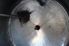 Used Eastern Manufacturing Pressure Tank, 150 Gallon, 316L Stainless Steel, Vertical. Approximate 40